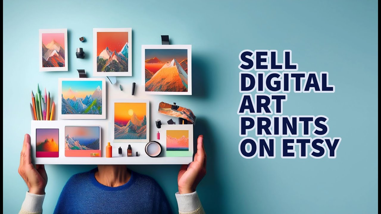 Make FAST Money Online Selling Digital Art Prints on Etsy! - YouTube