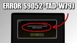 How To Fix Monster Hunter Wilds: Communication Error S9052-TAD-W79J (PC &amp; PS5)