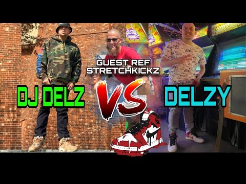 Delzy Dj Delz VS Delzy Sneaker Battle Live guest Ref StretchKickz Plus Big ...