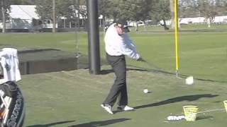John Rollins driver golf swing 2013 LA Open