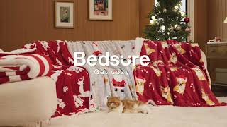 Bedsure Soft Warm Christmas Throw Blanket