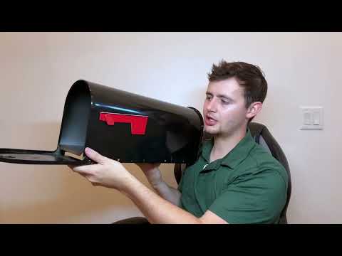 Black Galvanized Steel Outside Mailbox 20 x 8.7 x 6.7 Inches Review | Honest Look