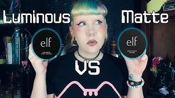 Trying the NEW E.L.F Poreless Primer Putties | Luminous vs Matte