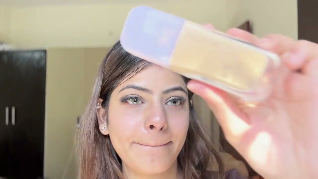 Full glam brown shimmery makeup