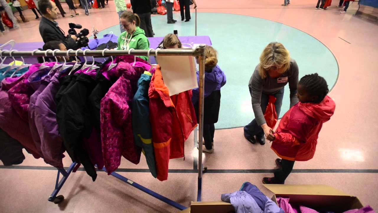 New Charlotte Church donates coats for kids YouTube