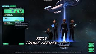 Star Trek Online Bugs: Rifle Bridge Officer During Character Selection