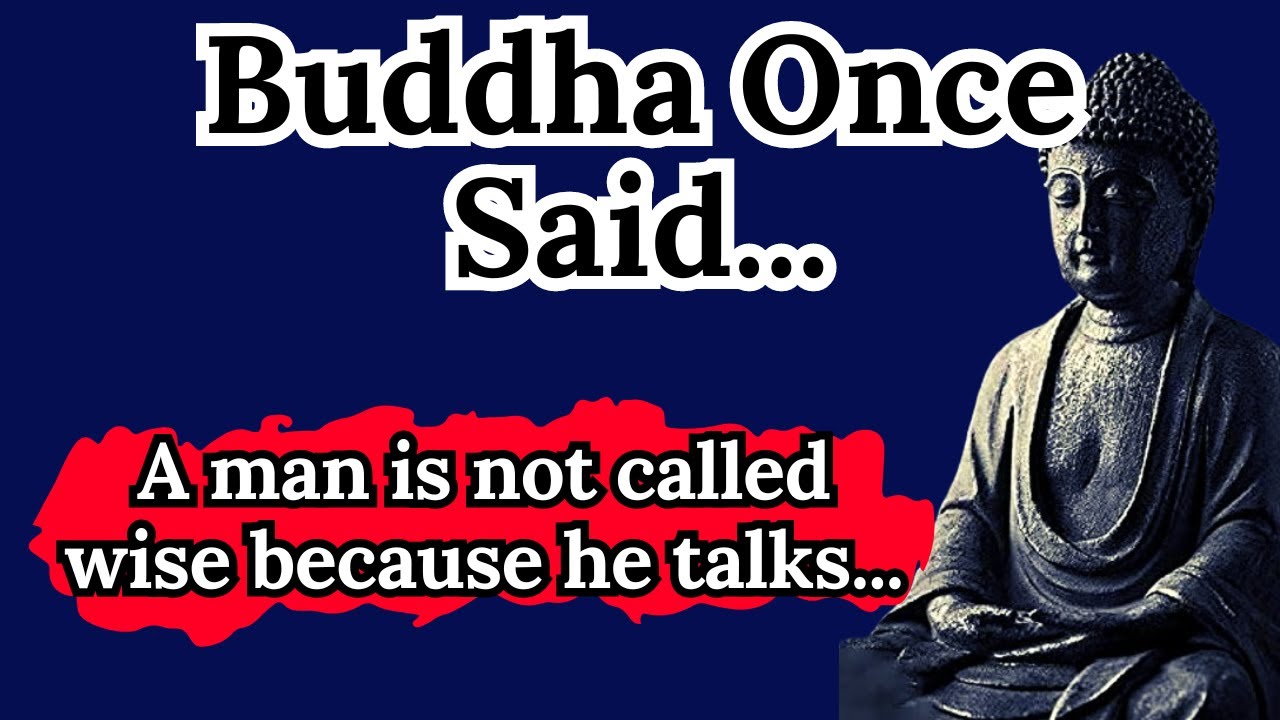Buddha Once Said - Motivational | Inspirational quotes - YouTube