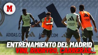 Entrenamiento Del Madrid Con Vini, Rodrygo, Carreras... Y Muchos Mirlos I Marca