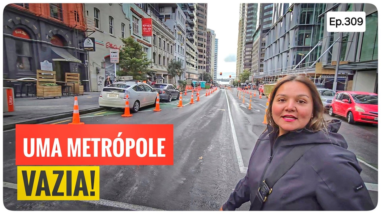 COMO É a MAIOR e MAIS POPULOSA Cidade da NOVA ZELÂNDIA?!