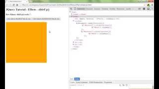 SLIDEUP METHOD IN JQUERY EFFECTS DEMO