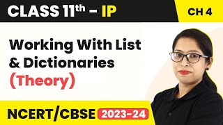 Famous Working With List & Dictionaries (Theory) - Exercise | Class 11 Informatics Practices Chapter 4 Wealth