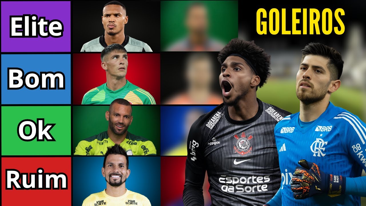 Qual é o MELHOR GOLEIRO do Brasileirão 2025? (Tier List)