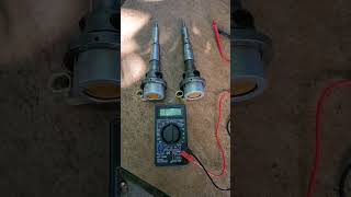 how to test trooper 4jx1 injector. wich is bad and good