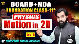NDA 2026 Motion in 2D | Motion in 2D NDA 2026 | NDA 2 2026 Physics Motion in 2D | NDA Physic Lec - 5