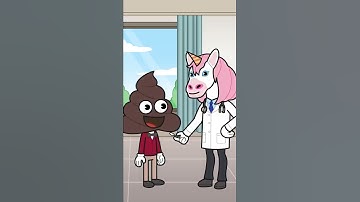 Poophead Gets Sick! 🤮 | emojitown #shorts