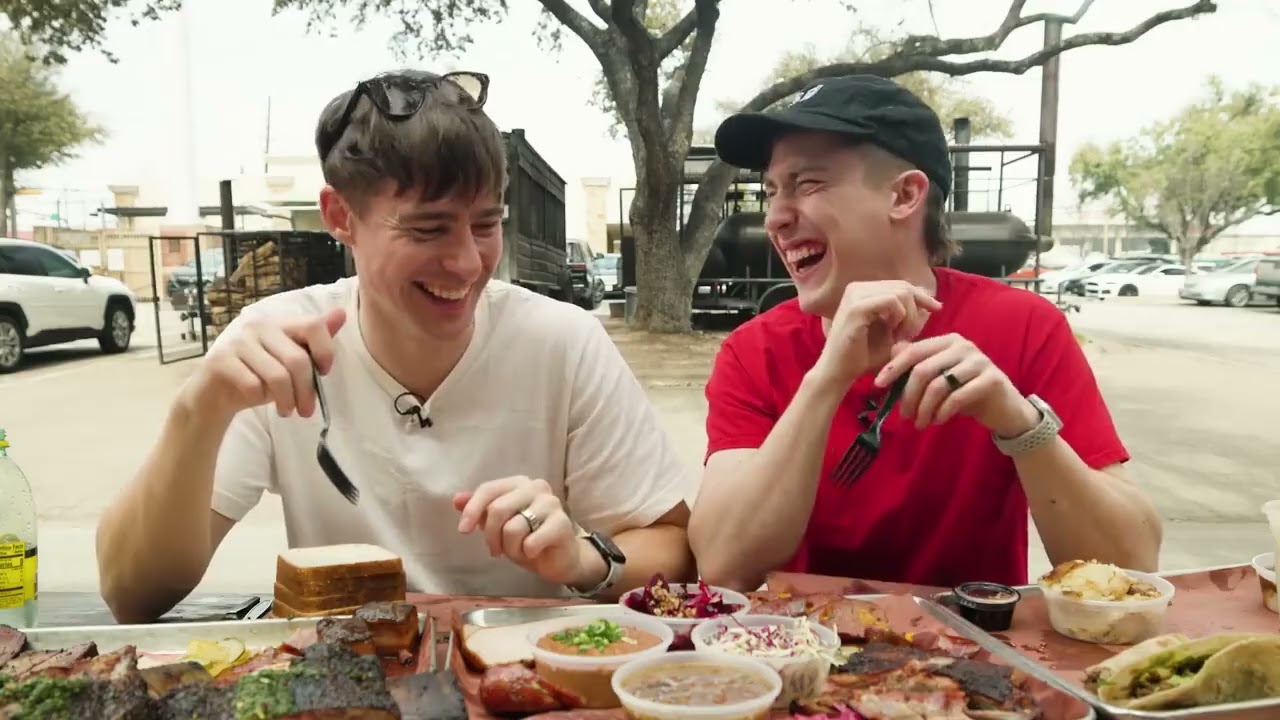 JOLLY! Two Brits try Michelin Star Texas BBQ