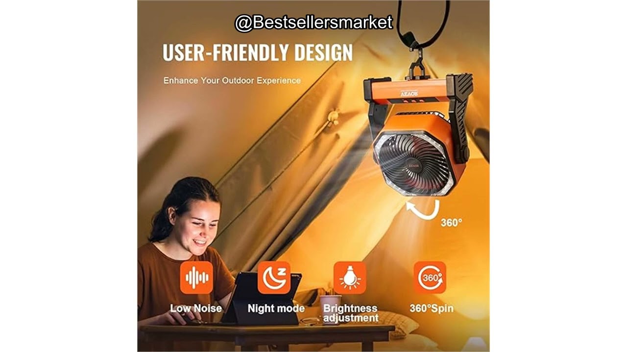 Top 5 Best Selling Camping Fans on Amazon | Best Camping Fans