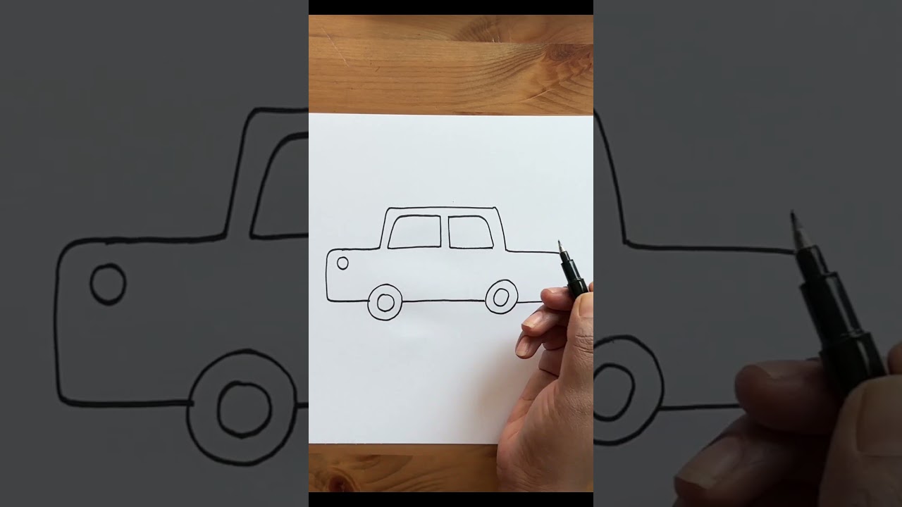 How to draw a Police Car?Full video: