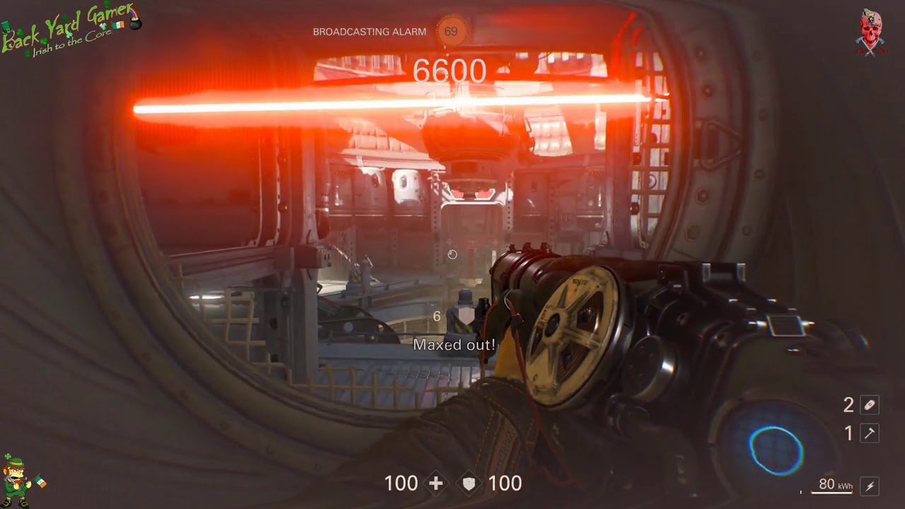 Wolfenstein II The New Colossus Ausmerzer Platinum Challenge - YouTube