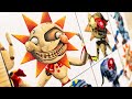 [Drawing] OG vs Jumpscare FNAF Security Breach RUIN : Eclipse SUN MOON Jumpscares #02