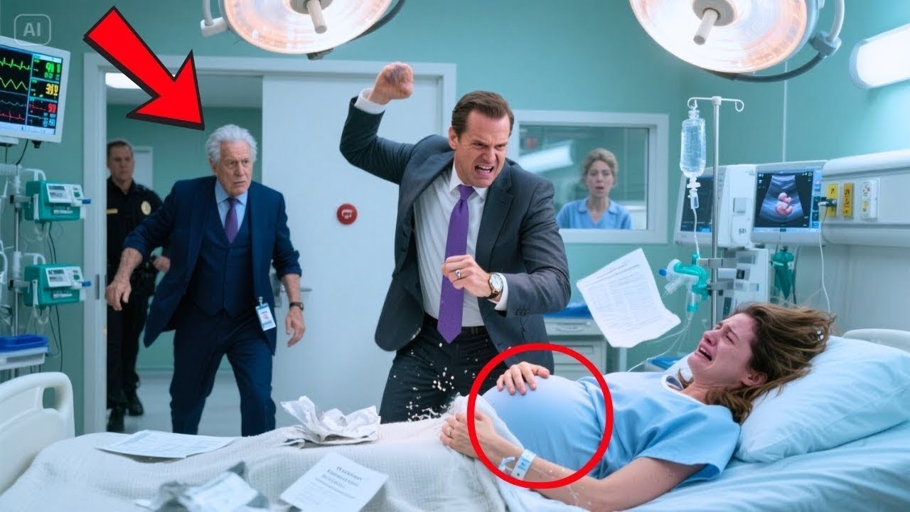 CEO bateu na esposa grávida no shopping — sem saber que o guarda era seu pai bilionário disfarçado.