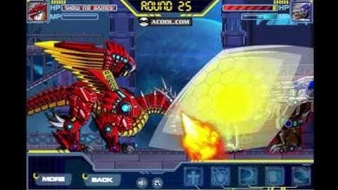 Robot Angry Bear VS Robot Red Dragon - Game Show - Game Play - 2015 - HD