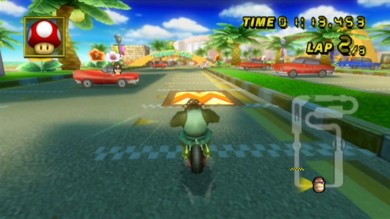 [MKW WR] Coconut Mall (no glitch) 1:56.182 by Infi - [MKW WR] Coconut Mall (no glitch) 1:56.182 by Infi