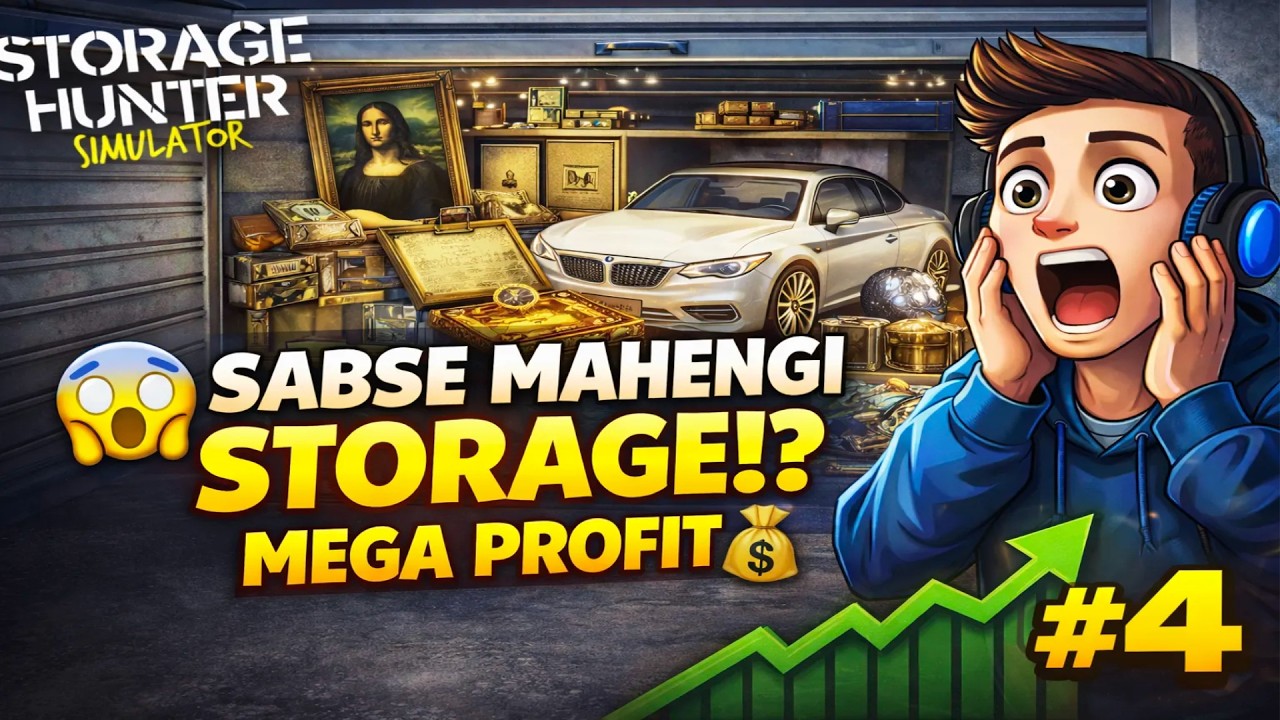 Sabse MAHENGI Storage Ab Taki?! 😱 Mega Profit 💰| STORAGE HUNTER SIMULATOR Part 4  |