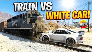 GTA 5 LIVE | Train vs 100 Luxury Cars 😱🔥 कौन बचेगा?