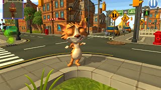 Talking running Casper Cat 3D Android İos  Free Game GAMEPLAY VİDEO screenshot 1