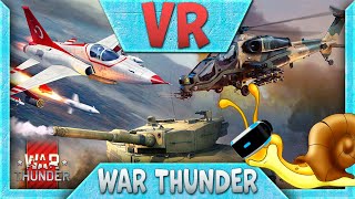 VR в WAR THUNDER. Вертолет, самолет и танк в СБ META QUEST 3