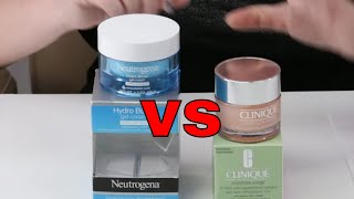 뉴트로지나 하이드로 부스트 젤 크림 vs 클리니크 모이스처 서지 72시간 자동 보충 하이드레이터
