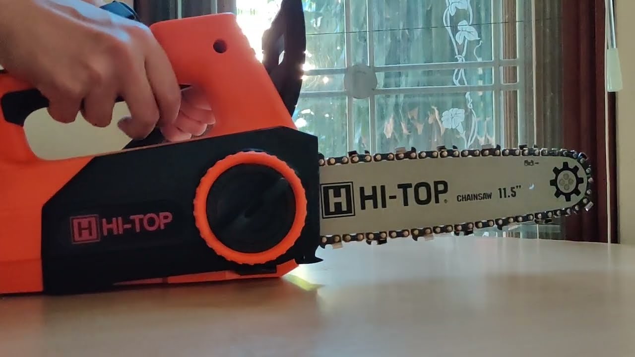 วิธีการใส่โซ่ของ เลื่อยโซ่ไร้สาย 11.5