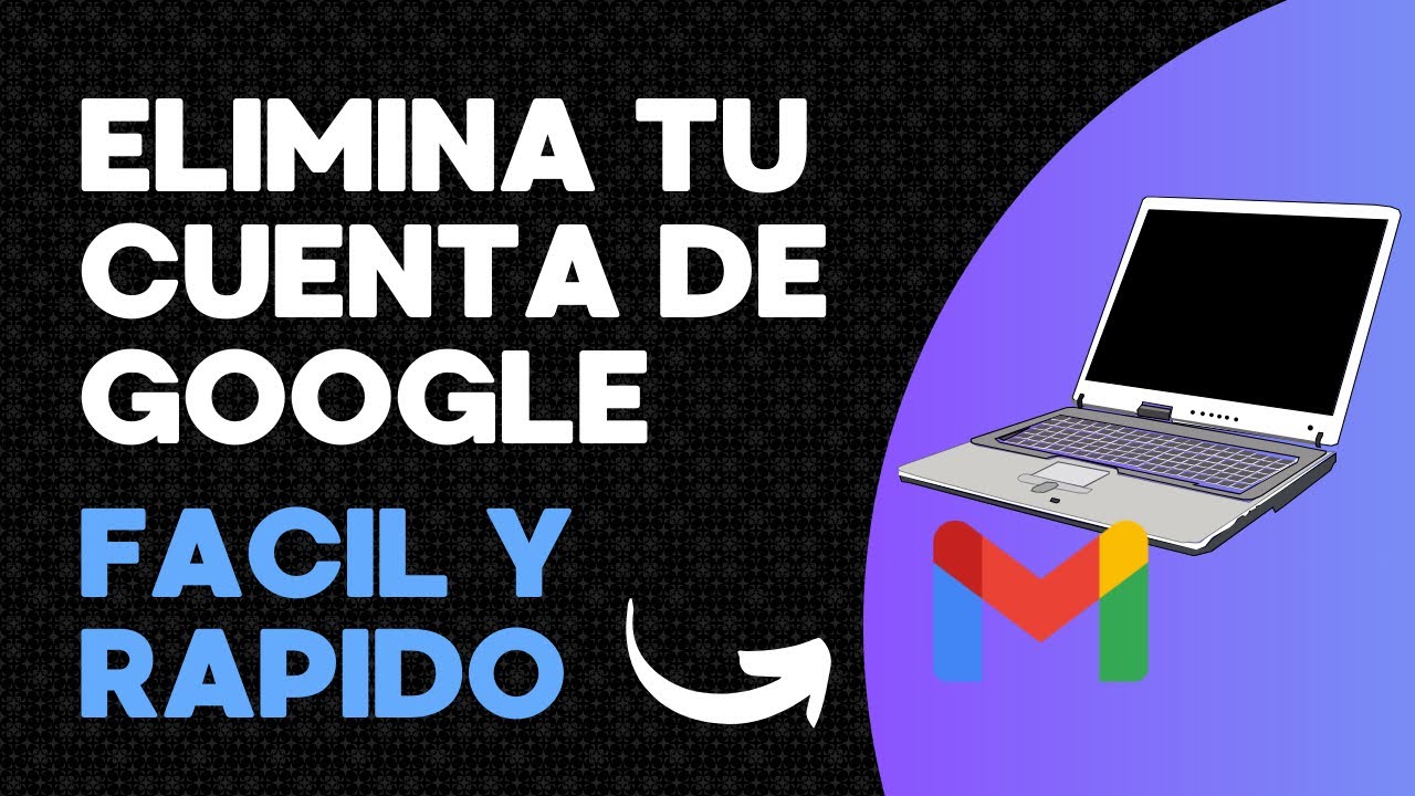 Como ELIMINAR cuenta de Google en un Portatil o PC _RAPIDO - YouTube