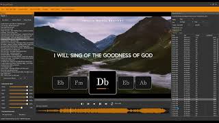 Still manually working out chords Try GospelChord