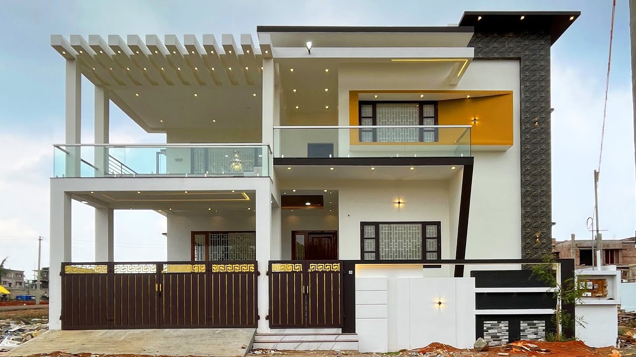 வீடு கட்டினா இப்படி கட்டுங்க😍🏡| அசத்தலான Architect Design 4BHK Duplex House with Stunning Interior