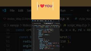 I Love You Animation #animation #memes #coding #html #css #javascript