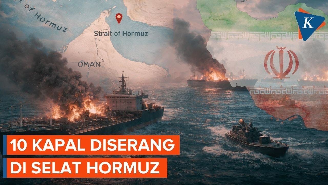 10 Kapal Diserang di Selat Hormuz, Kapal Musaffah Tenggelam, 3 ABK WNI Hilang