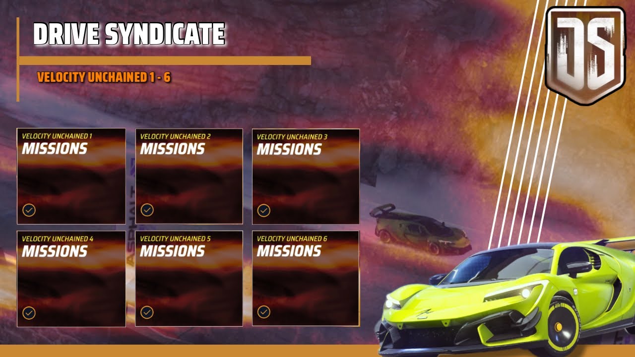 DRIVE SYNDICATE 14 | Asphalt Legends - Velocity Unchained 1 - 6