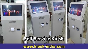 Product Demo: Self Service Interactive Touch Kiosk with Thermal Printer, Barcode Reader & HD Camera