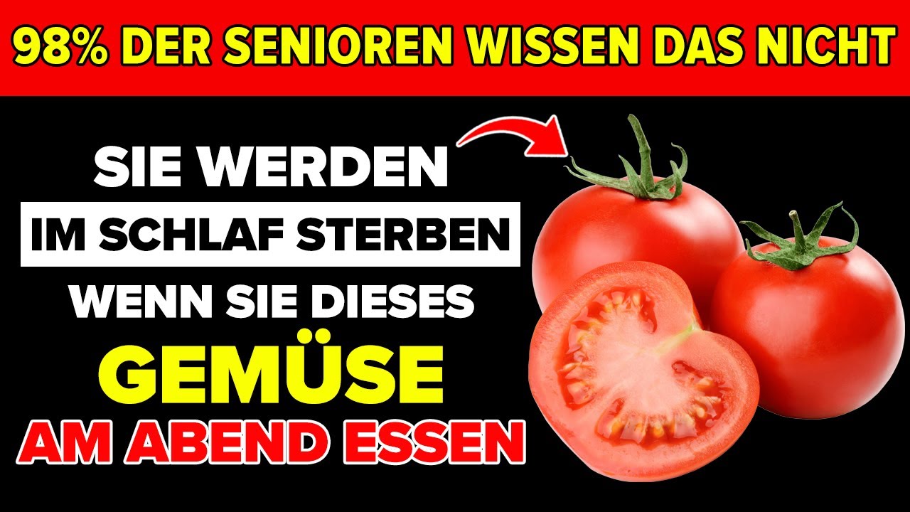 4 Gemüse die Senioren NIEMALS abends essen sollten (Sie wurden GEWARNT!)