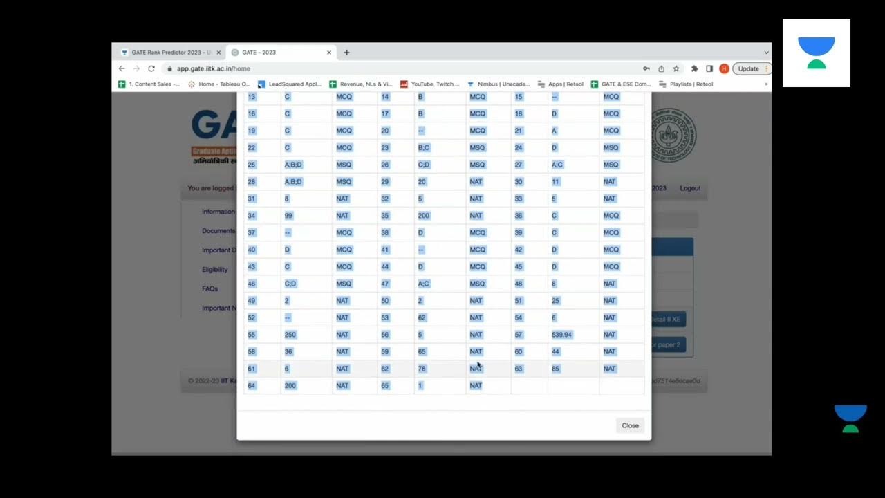 GATE RANK PREDICTOR IS LIVE !!!!!! YouTube