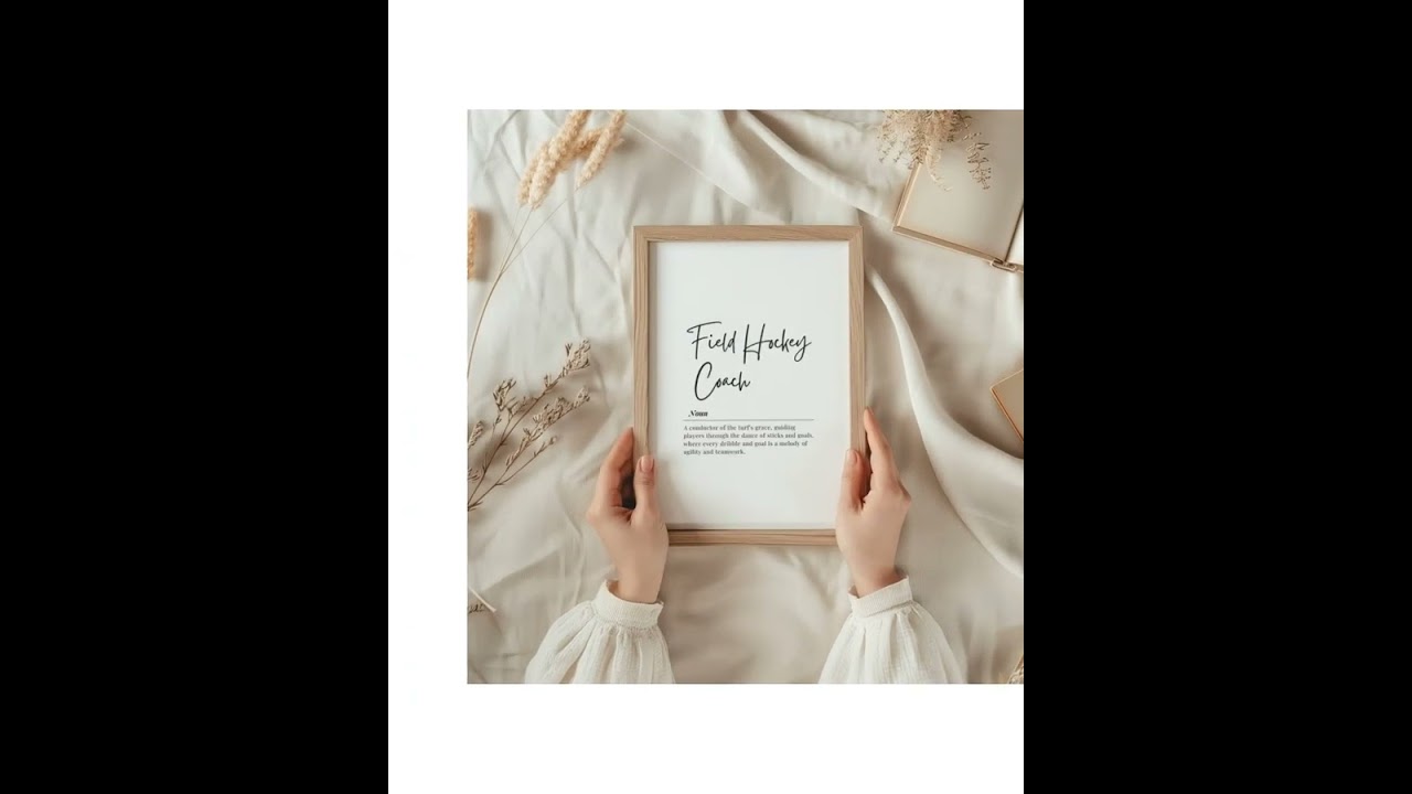 Field Hockey Coach Definition Print, Inspirational Coaching Printable, Sports Wall Art, Digital D...