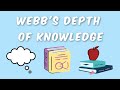 La profondeur des connaissances de webb apprises