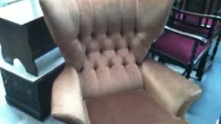 Revolving swivel recliner.