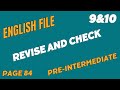 Dossier Anglais Pré Intermédiaire Révision Et Vérification 9 Et 10 Page 84