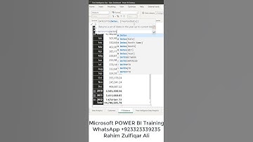 Running Total or Rolling YTD Balance via DAX in POWER BI #shorts