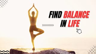 Balancing Act: Tips for Finding Balance in Life #balance #lifechanging