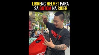 maagang pamasko sa mga rider , BUSOG kana may HELMET ka pa