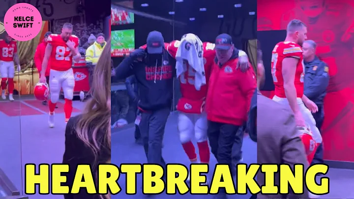 TEARS FELL as Travis Kelce & Patrick Mahomes enter the LOCKER ROOM after Chiefs loss vs Chargers